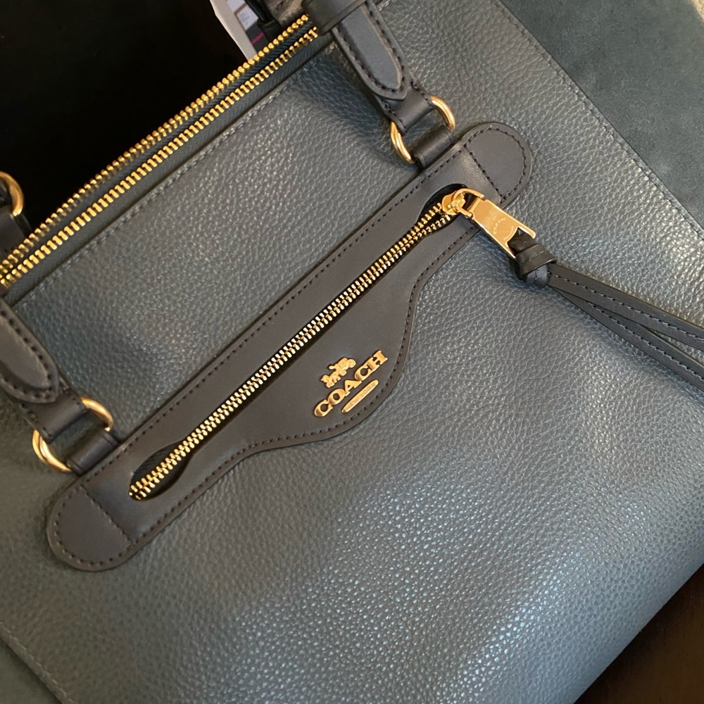 Coach Bag Dark Teal Unused